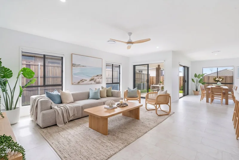 Automatic Equity new-build living room